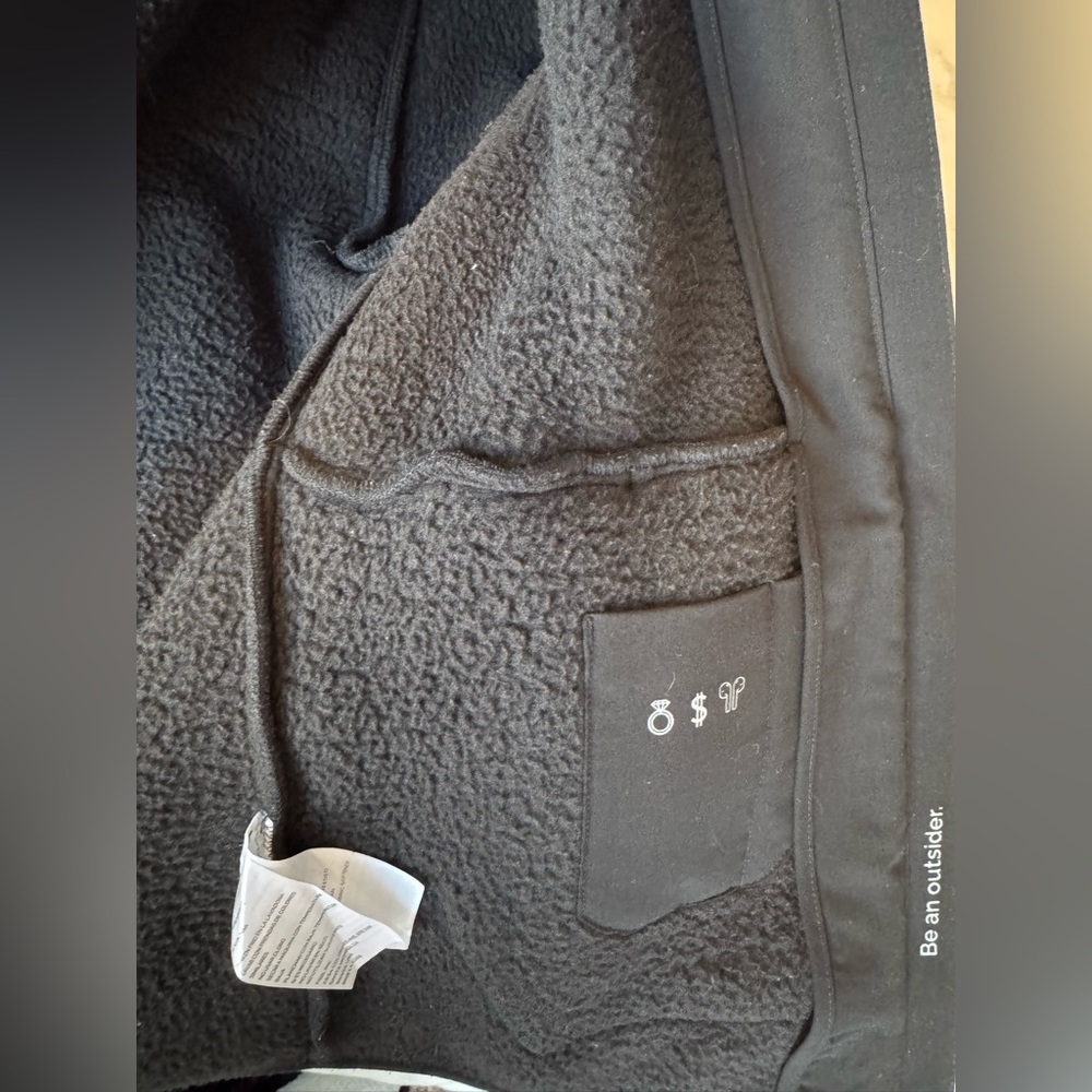 Figs Black On-Shift Sherpa Fleece Jacket Size XS - Picture 8 of 8